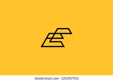 Abstraktes Symbol für das CE, EC, C, E Letters Logo Monogram.