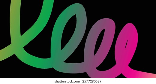 Abstract Celebration Background with Color Lines. Swirl Elements with Gradients. 