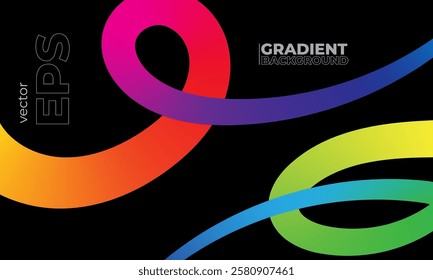 
Abstract Celebration Background with Color Lines. Curve Shape Color Lines. Swirl Elements with Gradients. Wavy shape with Rainbow colors. Squiggly Spiral Ribbon.