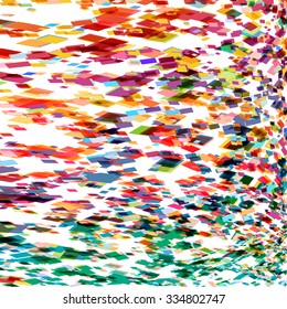 Abstract celebration, confetti background, color splash background design