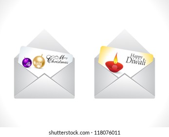 abstract celebration mail icon vector illustration