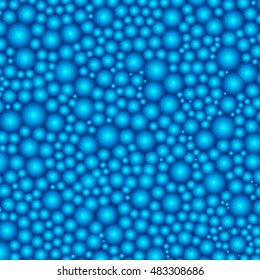 Abstract cell background. Blue balls.