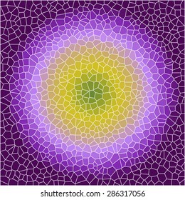 Abstract cell background. Geometric green color design. Good for card, invitation, greeting, presentation, marketing materials, tile.wall decor,  house and furniture decoration. Vector illustration.