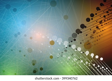Abstract cell background. Medicine and science research. Vector resolution