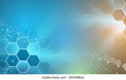 Abstract cell background. Medicine and science research. Vector resolution