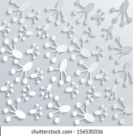 Abstract cells 3d background. Vector eps10.