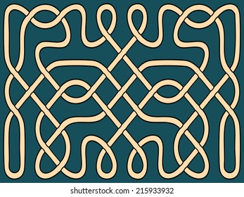 Abstract celtic ornament