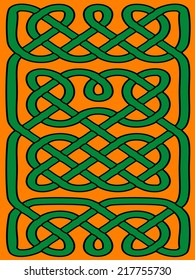 Abstract celtic ornament