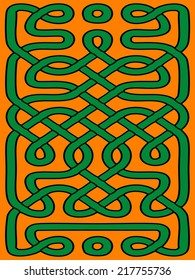 Abstract celtic ornament
