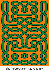 Abstract celtic ornament