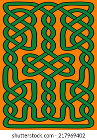 Abstract celtic ornament
