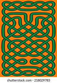 Abstract celtic ornament