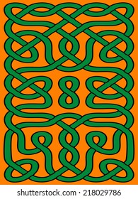Abstract celtic ornament