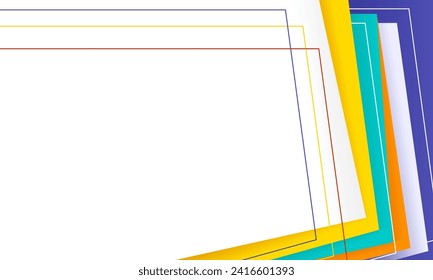 abstract certificate background template design