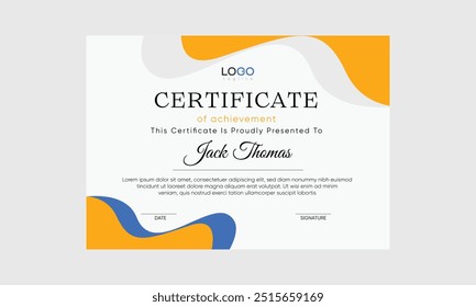 abstract certificate. elegante certificate vetor. certificate vetor