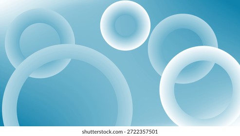 Abstrakt Cerulean blauer Hintergrund mit Kreisen für Tapete Webseite Hintergrund Banner Kopienraum
