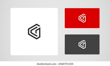 Vector Abstractas del logotipo del CG y del GC 
