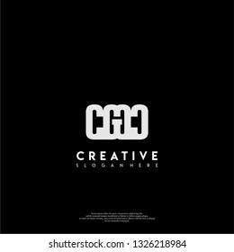 abstract CG logo letters design concept in shadow shape