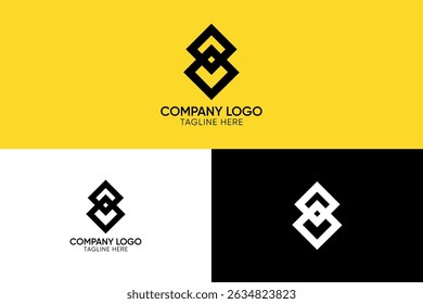 abstract chain up logomark, abstract linked building icon, real estate chain, unique minimal modern timeless logomark