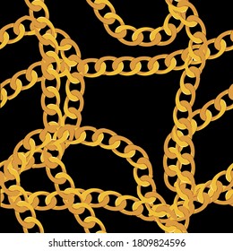 Abstract Chain Seamless Pattern Background. Vector Illustration EPS10