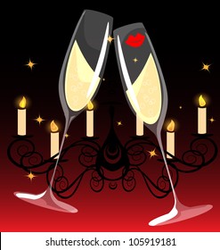 abstract champagne