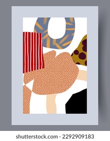 Resumen del caos de la moderna impresión de arte mural de plantillas. Paredes de arte para el diseño interior. Afiche de caos abstracto mínimo imprimible. Fondo decorativo contemporáneo con plantilla.