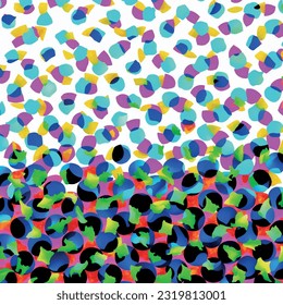 Abstract chaos vector graphics realistic background pattern