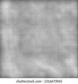 Abstract chaotic black and white halftone