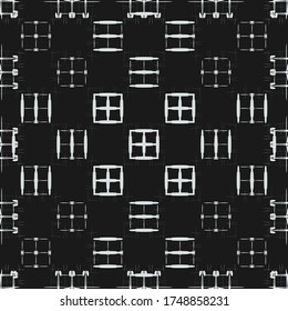 Abstract chaotic geometric pattern. Decorative ornament. Pattern of geometric shapes