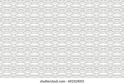 Abstract chaotic geometric pattern gray and white abstraction on background circling chaotically
