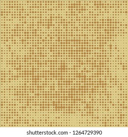 Abstract chaotic halfton. Texture of dots for printing. Futuristic colored background