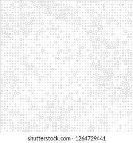 Abstract chaotic halfton. Texture of dots for printing. Futuristic colored background