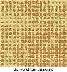 Abstract chaotic halfton. Texture of dots for printing. Futuristic colored background