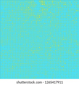 Abstract chaotic halfton. Texture of dots for printing. Futuristic colored background
