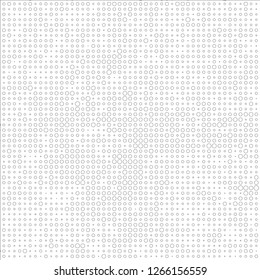 Abstract chaotic halfton. Texture of dots for printing. Futuristic colored background