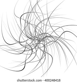 Abstract chaotic lines pattern. Intersecting, random lines artistic image.