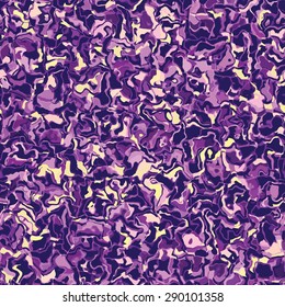 Abstract chaotic noisy shapes camouflage textured background. Floral motif.  Seamless pattern.