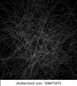 Abstract chaotic, random monochrome texture, pattern. Artistic illustration
