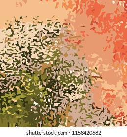 Abstract chaotic spots, strokes, background.Vector illustration.