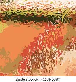 Abstract chaotic spots, strokes, background.Vector illustration.