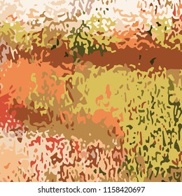 Abstract chaotic spots, strokes, background.Vector illustration.