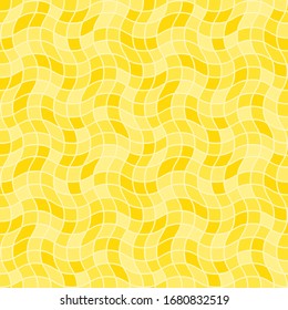 Diseño abstracto de color amarillo caótico. Fondo de patrón geométrico creativo. Ilustración vectorial. Se puede utilizar fondo transparente para papel pintado, rellenos de patrones, fondo de página web, texturas superficiales.