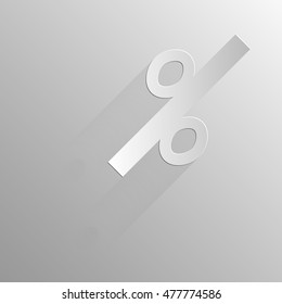 abstract character in the gray background
