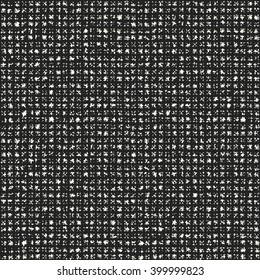 Abstract charcoal irregular check in flecks. Seamless pattern.