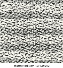 Abstract charcoal melange textured subtle striped background. Seamless pattern.
