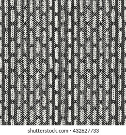 Abstract charcoal noisy dashes. Seamless pattern.