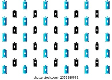 Abstract Charging a Battery Pattern Background, can be used for business designs, presentation designs or any suitable designs.