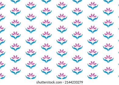 Abstract charity logo pattern design and wallpaper art