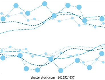 Abstract chart stock market and graph background with copy space. Business and marketing idea concept. Clean and flat style.