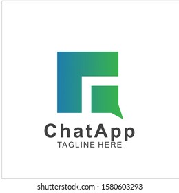 Abstract chat app logo design. Icon chat Dialogue and discussion vector illustration. Eps10